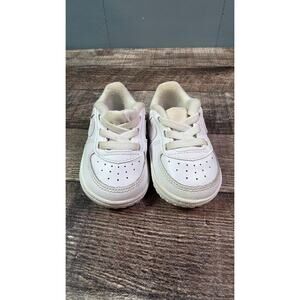 Nike Air Force 1 Crib Booties Triple White Unisex CK2201-100 Infant Size 2C